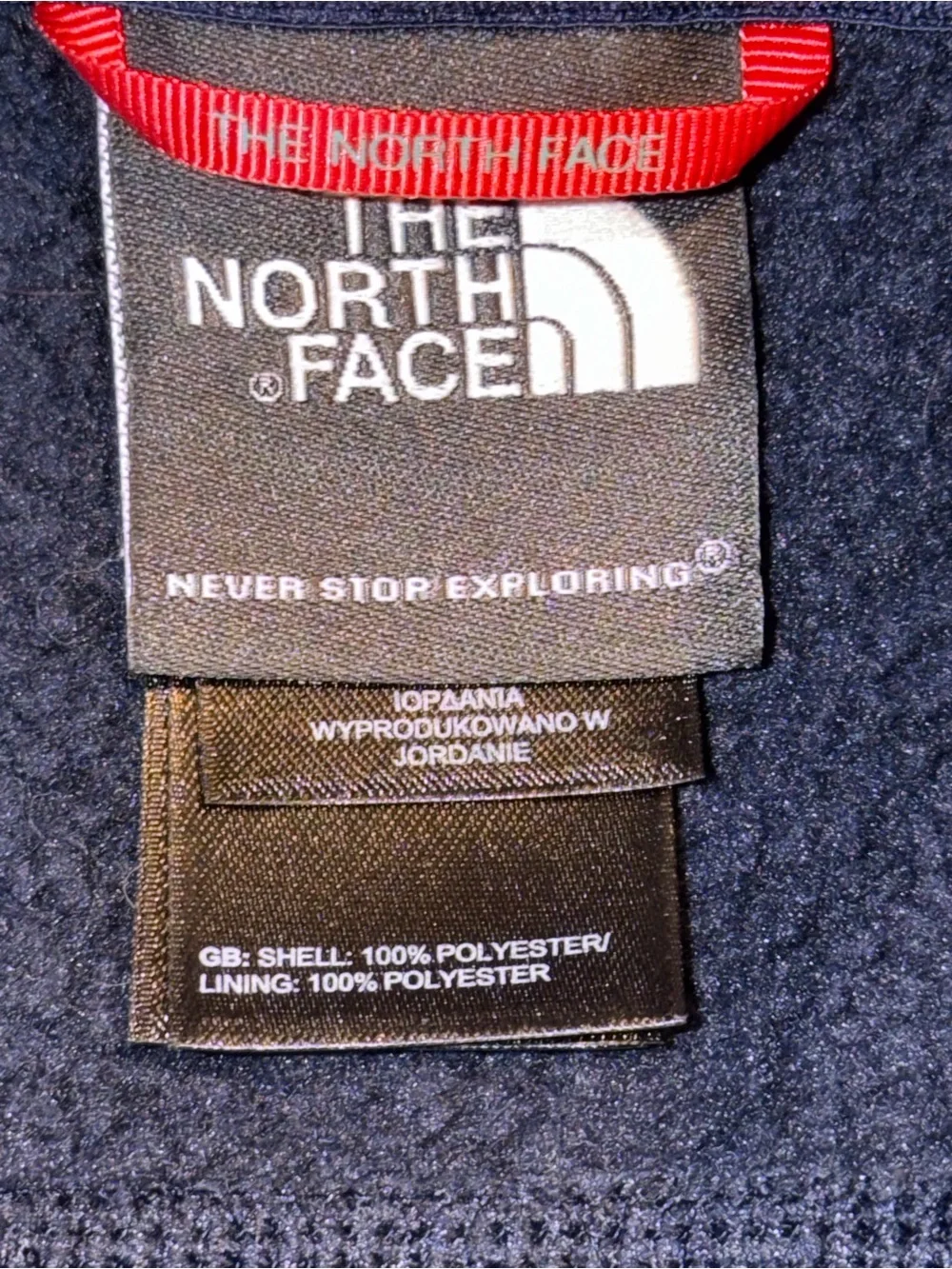 The North Face Men’s  1/4 Zip Sweater Fleece Jacket Navy Gorpcore XL